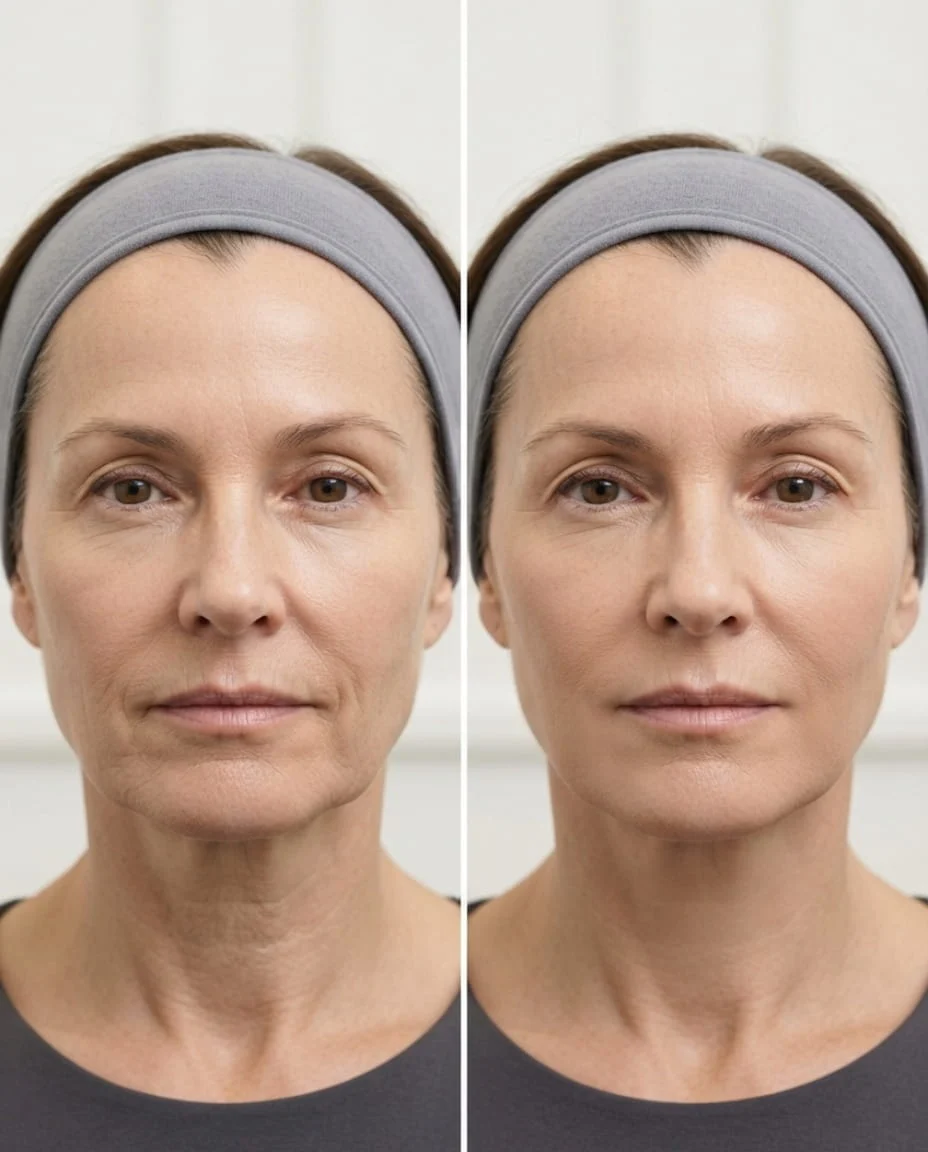Non-surgical after before results at Vedara Care JVC