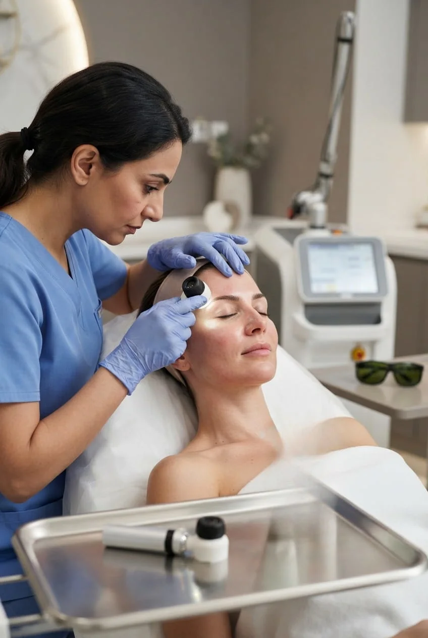 Dermatology treatment room at Vedara Care Polyclinic
